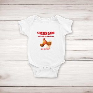 Chicken Game - Novelty Babygrows & Sleepsuits - Slightly Disturbed - Image 1 of 4