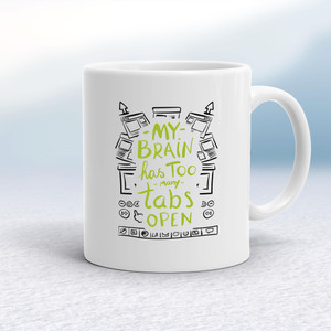 Too Many Tabs - Novelty Mugs - Slightly Disturbed - Image 1 of 14