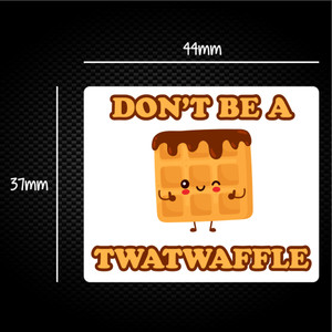 Twatwaffle - Rude Sticker Packs - Slightly Disturbed - Image 1 of 1