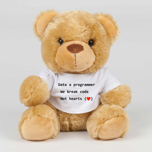Date A Programmer - Geeky Swear Bear - Slightly Disturbed - Image 1 of 2