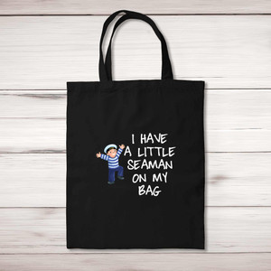 A Little Seaman - Rude Tote Bags - Slightly Disturbed - Image 1 of 5