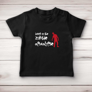 Zombie Apocalypse - Novelty Baby T-Shirts - Slightly Disturbed - Image 4 of 4