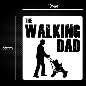 The Walking Dad - Novelty Sticker Packs - Slightly Disturbed - Image 1 of 1