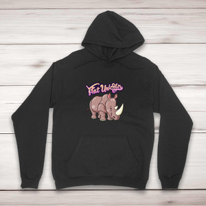 Fat Unicorn - Novelty Hoodies - Slightly Disturbed - Image 1 of 2