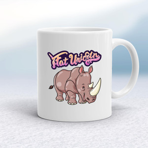 Fat Unicorn - Novelty Mugs - Slightly Disturbed - Image 1 of 20