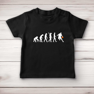 Evolution Of A Basketball Player - Novelty Baby T-Shirts - Slightly Disturbed - Image 4 of 4