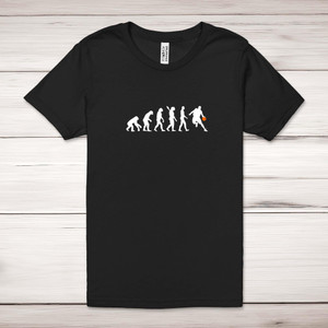 Evolution Of A Basketball Player - Novelty Adult T-Shirts - Slightly Disturbed - Image 1 of 12