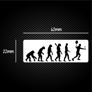 Evolution Of A Tennis Player - Novelty Sticker Packs - Slightly Disturbed - Image 1 of 1