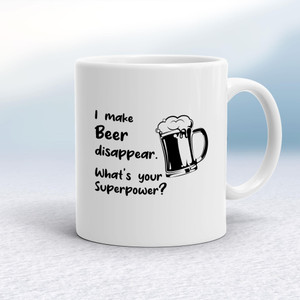 I Make Beer Disappear - Novelty Mugs - Slightly Disturbed - Image 1 of 20