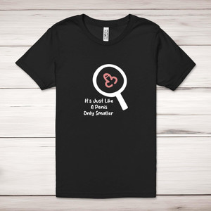 Like A Penis - Rude Adult T-Shirts - Slightly Disturbed - Image 1 of 12