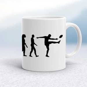 Evolution Of A Rugby Player - Novelty Mugs - Slightly Disturbed - Image 1 of 16