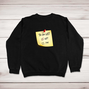 To Do List - Rude Sweatshirts - Slightly Disturbed - Image 1 of 2
