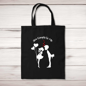 You Complete Me - Novelty Tote Bags - Slightly Disturbed - Image 1 of 5