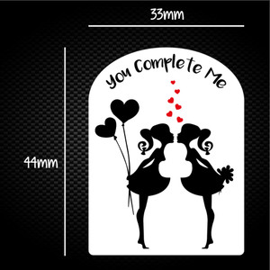 You Complete Me - Girls - Novelty Sticker Packs - Slightly Disturbed - Image 1 of 1