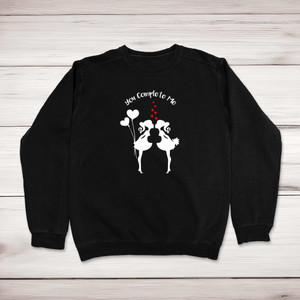 You Complete Me - Girls - Novelty Sweatshirts - Slightly Disturbed - Image 1 of 2