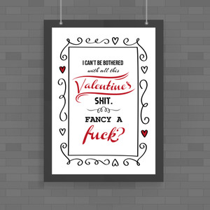 Fancy A Fuck - Rude Posters - Slightly Disturbed - Image 1 of 1