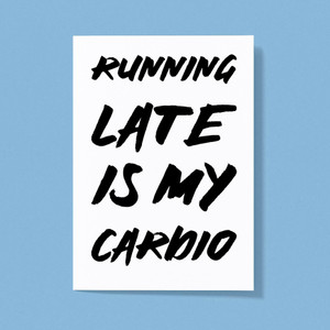 Running Late - Novelty Greeting Cards - Slightly Disturbed - Image 1 of 1
