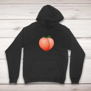 Peach Emoji - Rude Hoodies - Slightly Disturbed - Image 1 of 2
