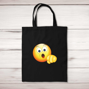 Blow Job Emoji - Rude Tote Bags - Slightly Disturbed - Image 1 of 5