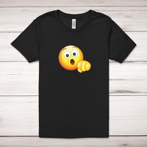 Blow Job Emoji - Rude Adult T-Shirts - Slightly Disturbed - Image 1 of 12