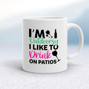 I'm Outdoorsy - Novelty Mugs - Slightly Disturbed - Image 1 of 16