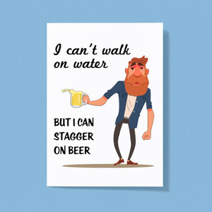 Stagger On Beer - Novelty Greeting Cards - Slightly Disturbed - Image 1 of 1