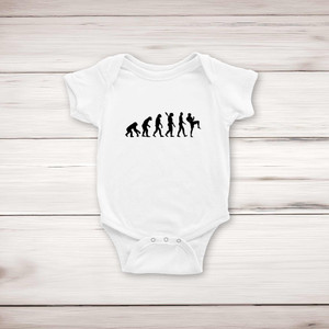 Evolution Of A MMA Fighter - Novelty Babygrows & Sleepsuits - Slightly Disturbed - Image 1 of 4