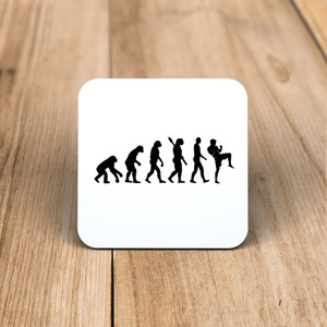 Evolution Of A MMA Fighter - Novelty Coaster - Slightly Disturbed - Image 1 of 1