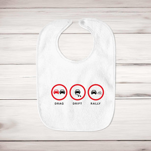 Drag Drift Rally - Novelty Bibs - Slightly Disturbed - Image 1 of 4