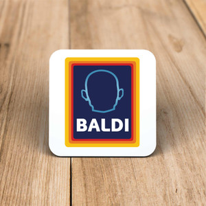 BALDI - Novelty Coaster - Slightly Disturbed - Image 1 of 1