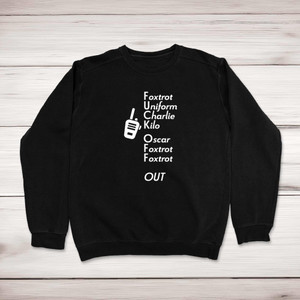 NATO Fuck Off - Rude Sweatshirts - Slightly Disturbed - Image 1 of 2
