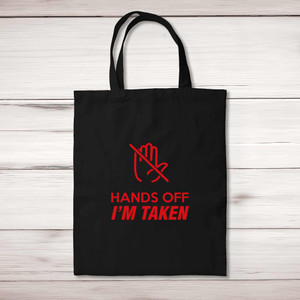 Hands Off - Novelty Tote Bags - Slightly Disturbed - Image 1 of 5