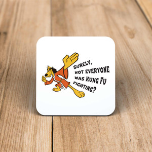 Kung Fu Fighting - Novelty Coaster - Slightly Disturbed - Image 1 of 1
