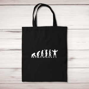 Evolution Of A Body Builder - Novelty Tote Bags - Slightly Disturbed - Image 1 of 5