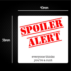 Spoiler Alert - Rude Sticker Packs - Slightly Disturbed - Image 1 of 1