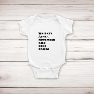 Whiskey Alpha - Rude Babygrows & Sleepsuits - Slightly Disturbed - Image 1 of 4