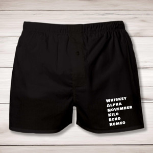 Whiskey Alpha - Rude Men's Underwear - Slightly Disturbed - Image 1 of 2