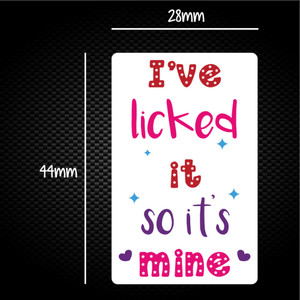 Licked It - Rude Sticker Packs - Slightly Disturbed - Image 1 of 1