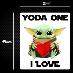 Yoda One I Love - Geeky Sticker Packs - Slightly Disturbed - Image 1 of 1