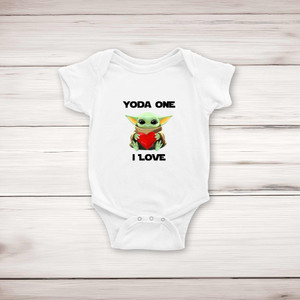 Yoda One I Love - Geeky Babygrows & Sleepsuits - Slightly Disturbed - Image 1 of 4