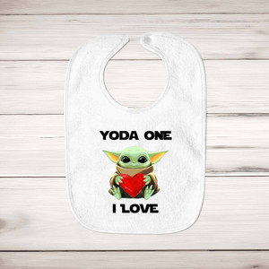 Yoda One I Love - Geeky Bibs - Slightly Disturbed - Image 1 of 6