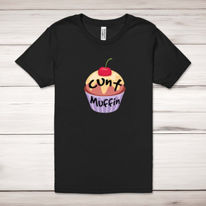 Colourful Cunt Muffin - Rude Adult T-Shirts - Slightly Disturbed - Image 1 of 12
