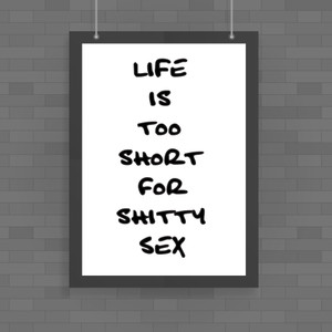 Shitty Sex - Rude Posters - Slightly Disturbed - Image 1 of 1