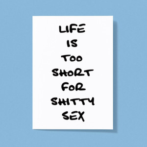 Shitty Sex - Rude Greeting Cards - Slightly Disturbed - Image 1 of 1