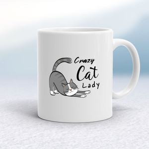 Crazy Cat Lady - Rude Mugs - Slightly Disturbed - Image 1 of 10
