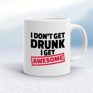 I Get Awesome - Novelty Mugs - Slightly Disturbed - Image 1 of 16