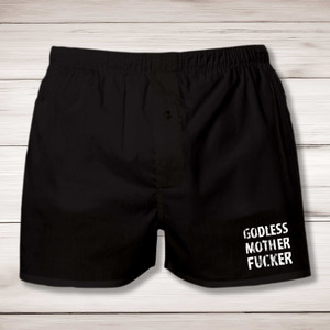 Godless Motherfucker - Rude Men's Underwear - Slightly Disturbed - Image 1 of 2