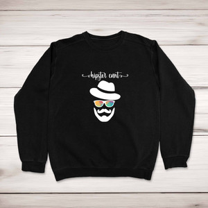 Hipster Cunt - Rude Sweatshirts - Slightly Disturbed - Image 1 of 2