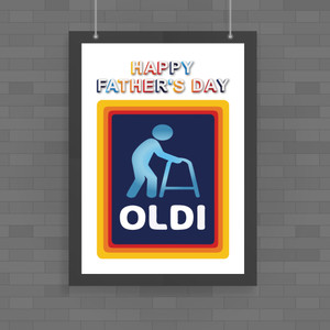 Father's Day Oldi - Rude Posters - Slightly Disturbed - Image 1 of 1