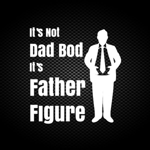 Father Figure - Novelty Vinyl Stickers - Slightly Disturbed - Image 1 of 2